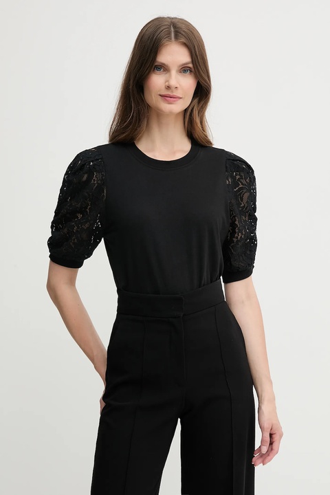 Dkny t-shirt damski kolor czarny DJ5T1475 - zdjęcie produktu nr 1