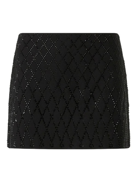 PINKO rhinestone-embellished fitted skirt - Black - zdjęcie produktu nr 1