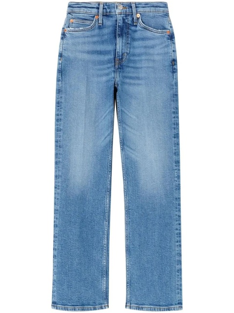 RE/DONE 70s cropped boot jeans - Blue - zdjęcie produktu nr 1