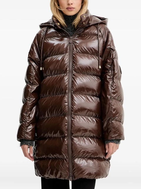 PINKO Burro padded coat - Brown - zdjęcie produktu nr 1