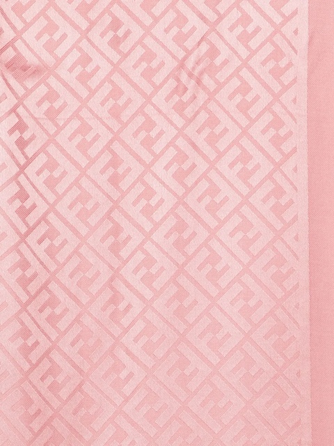 FENDI FF logo-pattern scarf - Pink - zdjęcie produktu nr 2