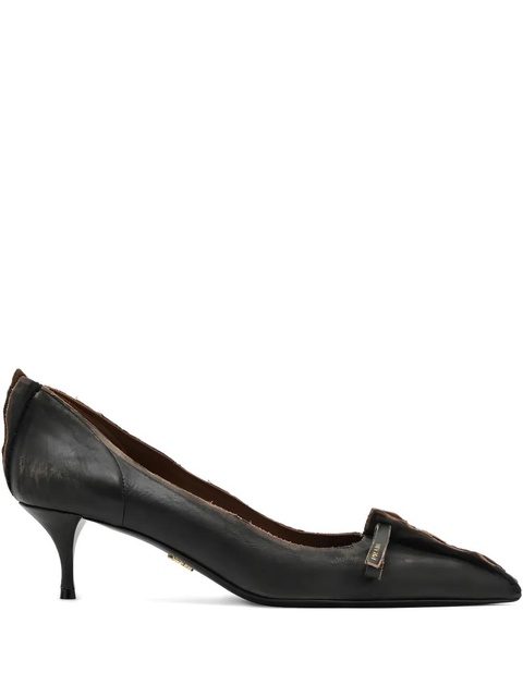 Prada bow-detailing heeled pumps - Black - zdjęcie produktu nr 1