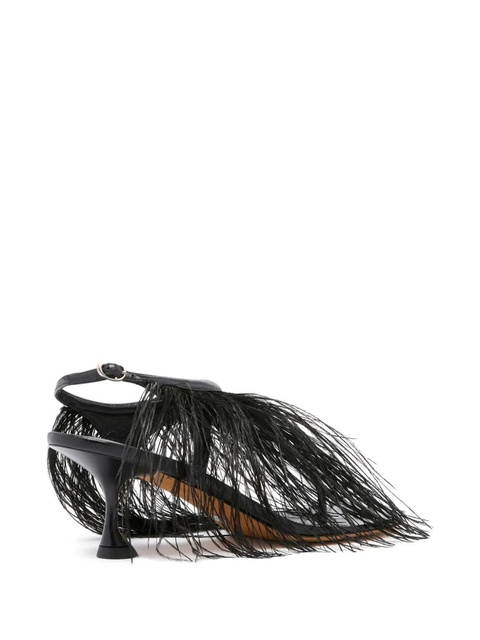Proenza Schouler 60mm Tee sandals - Black - zdjęcie produktu nr 2