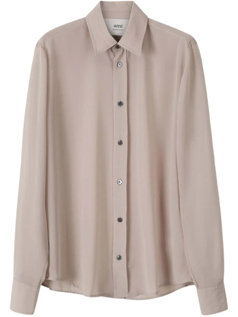 AMI Paris long-sleeve shirt - Neutrals - zdjęcie produktu nr 1