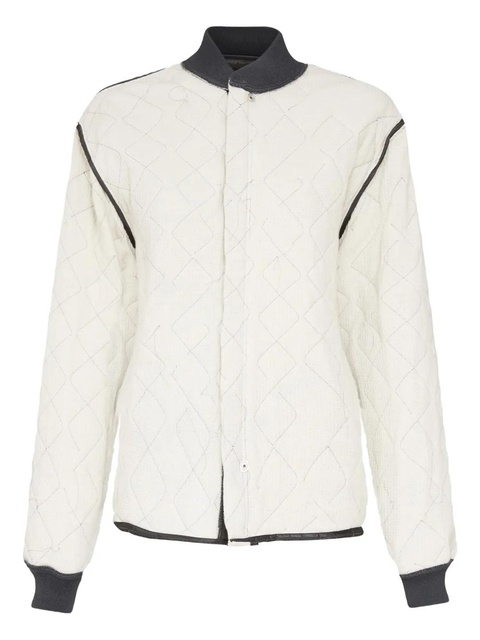 Maison Margiela quilted bomber jacket - White - zdjęcie produktu nr 1