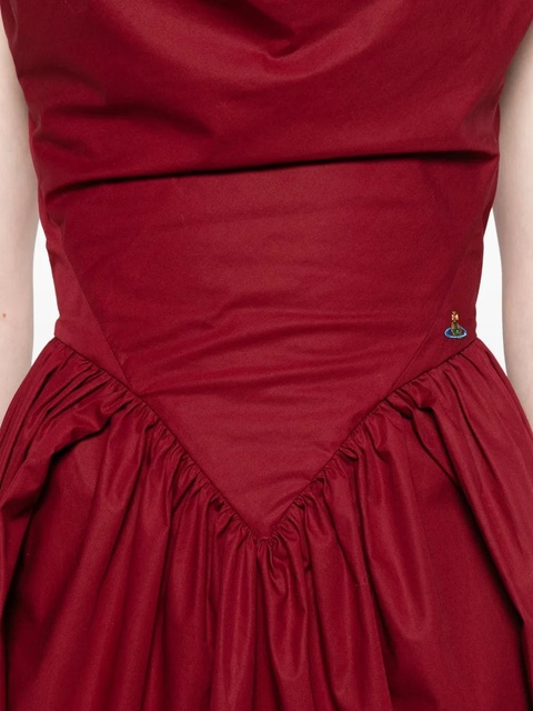Vivienne Westwood panelled midi dress - Red - zdjęcie produktu nr 2