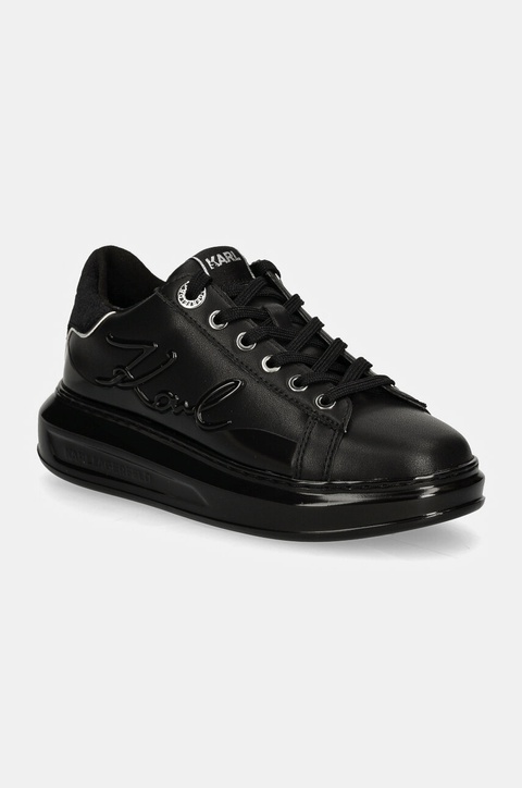 Karl Lagerfeld sneakersy skórzane KAPRI kolor czarny KL62548F - zdjęcie produktu nr 1
