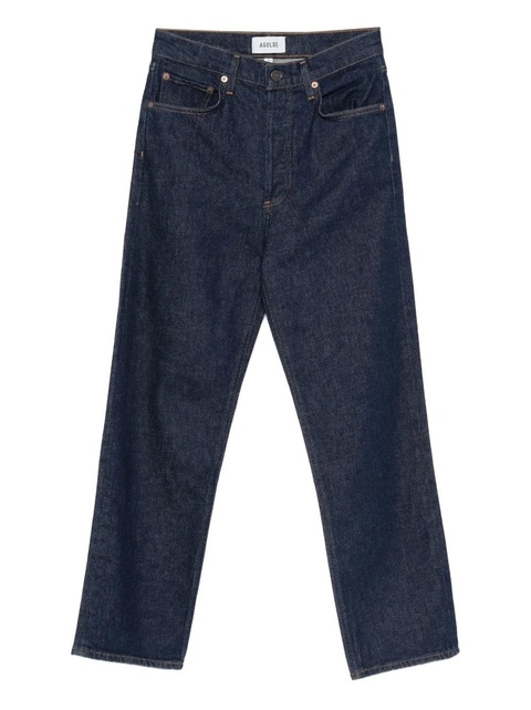 AGOLDE high rise straight jeans - Blue - zdjęcie produktu nr 1