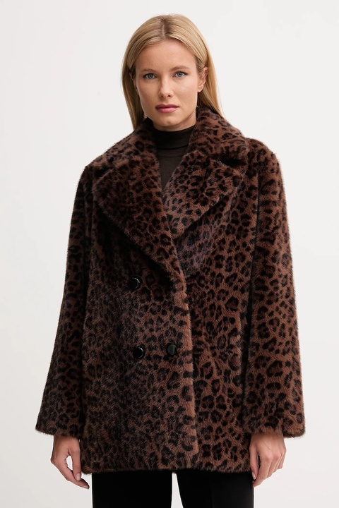 Joseph Ribkoff płaszcz kolor brązowy 253937 - zdjęcie produktu nr 1