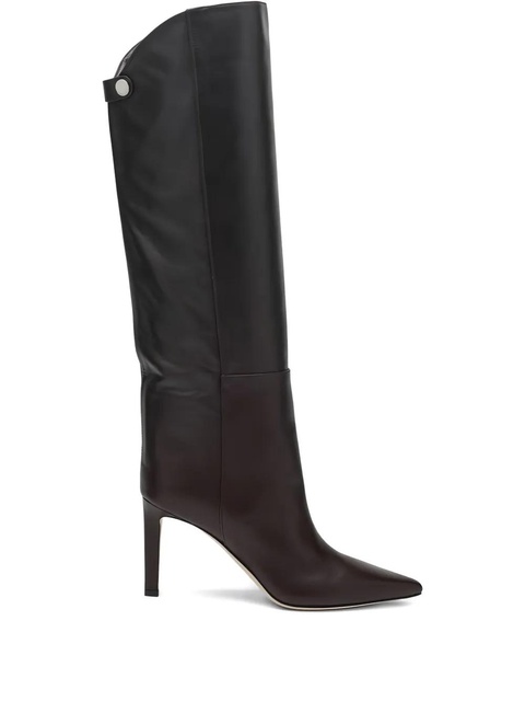 Jimmy Choo 85mm pointed-toe boots - Brown - zdjęcie produktu nr 1