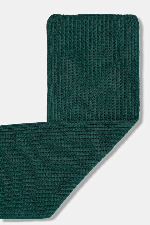 United Colors of Benetton szalik kolor zielony gładki 1302U0723 - zdjęcie produktu nr 1