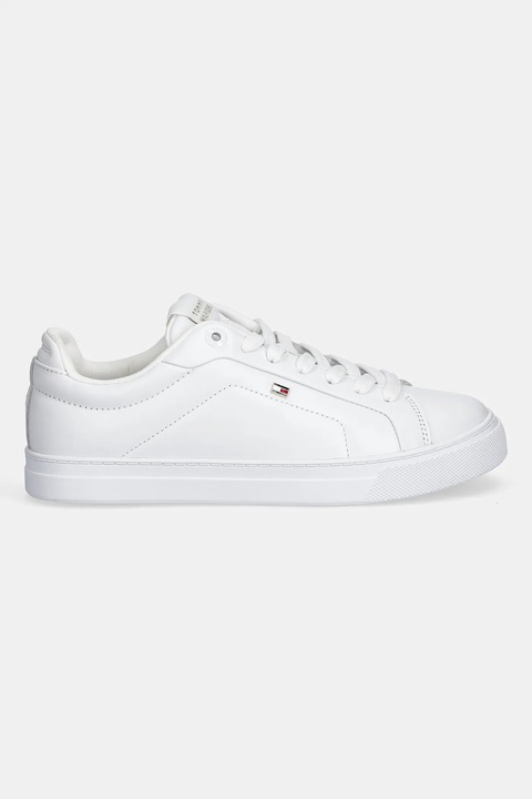 Tommy Hilfiger sneakersy skórzane ICON COURT SNEAKER damskie kolor biały FW0FW08815 - zdjęcie produktu nr 1