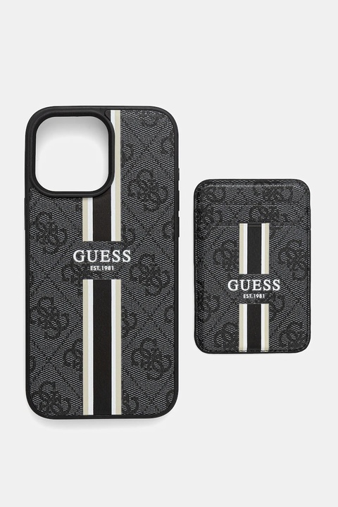 Guess etui na telefon iPhone 16 Pro Max kolor czarny GUBPHCP16XP4RPSK - zdjęcie produktu nr 1