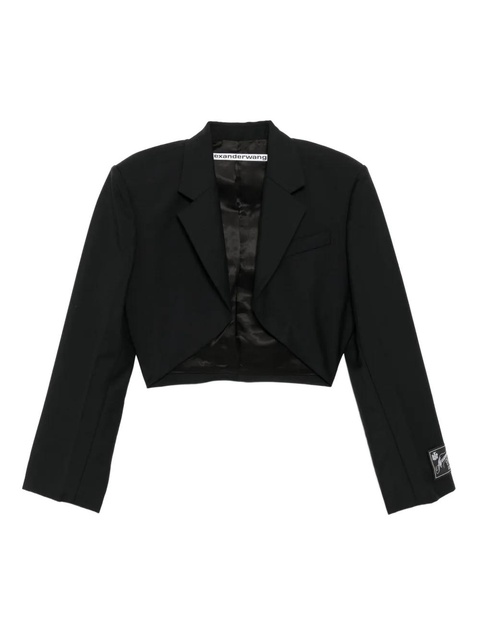 Alexander Wang logo-patch blazer - Black - zdjęcie produktu nr 1