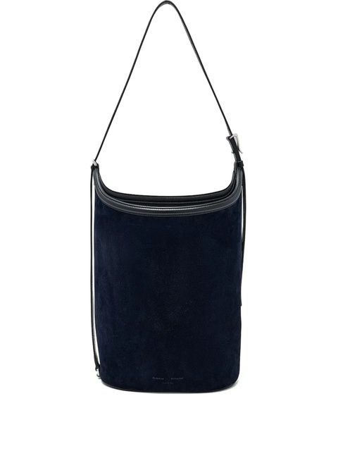 Proenza Schouler bucket-shape suede-leather tote bag - Blue - zdjęcie produktu nr 1