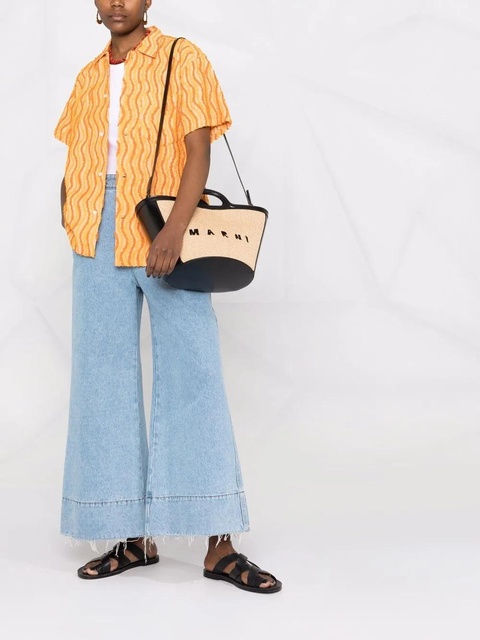 Marni Tropicalia logo-embroidered tote bag - Neutrals - zdjęcie produktu nr 2