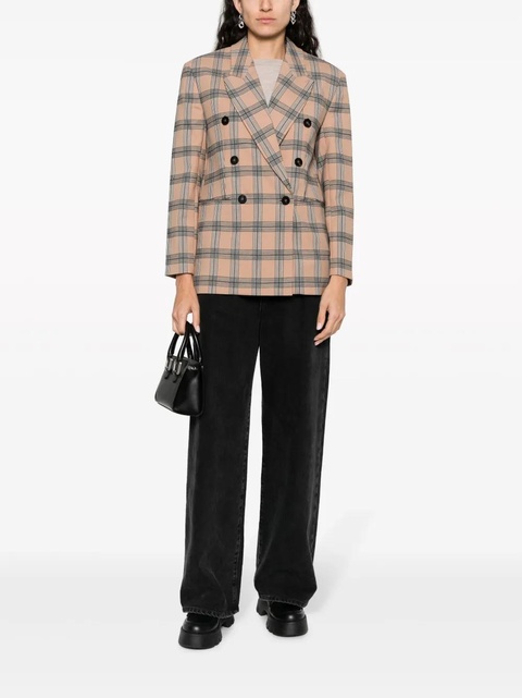 ZIMMERMANN Luminosity checked double-breasted blazer - Neutrals - zdjęcie produktu nr 2
