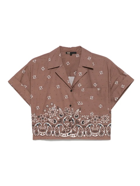 Maje bandana-print shirt - Brown - zdjęcie produktu nr 1