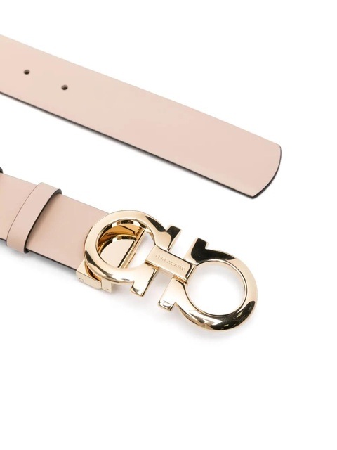 Ferragamo Gancini reversible leather belt - Neutrals - zdjęcie produktu nr 2