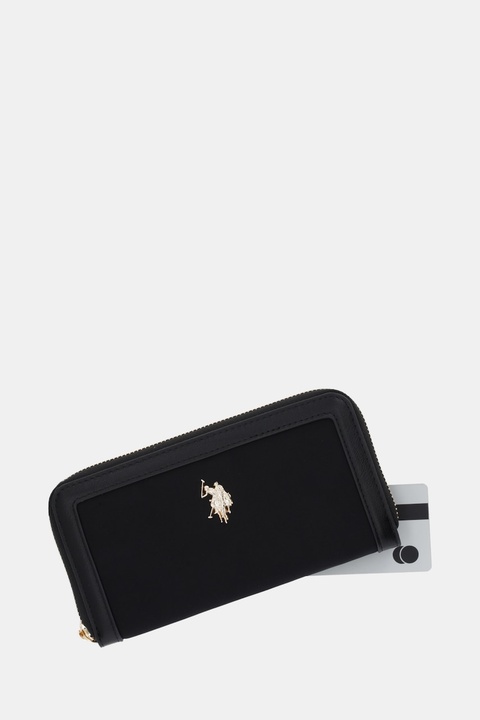 U.S. Polo Assn. portfel Houston damski kolor czarny WEUHU6384WZC - zdjęcie produktu nr 2
