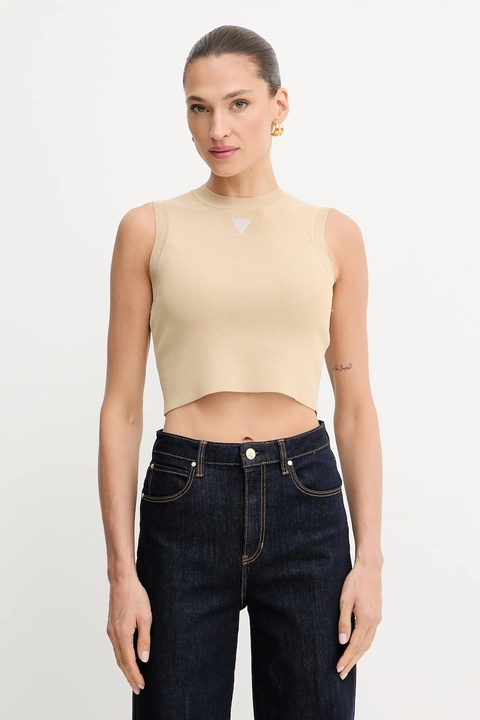 Guess top ALEXIA damski kolor beżowy W4GZ34 Z3F40 - zdjęcie produktu nr 1