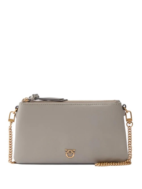 PINKO double-zip chain mini bag - Grey - zdjęcie produktu nr 1