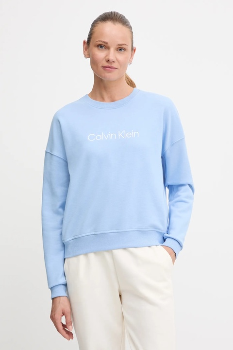Calvin Klein Underwear bluza damska kolor niebieski z aplikacją LV00QS7514 - zdjęcie produktu nr 1