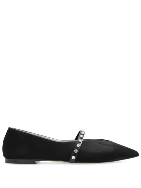 Alexander McQueen stud-detailing ballet flats - Black - zdjęcie produktu nr 1