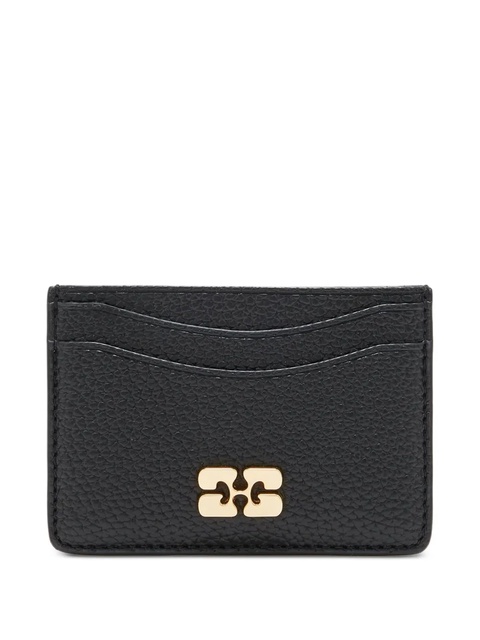 GANNI Bou logo card holder - Black - zdjęcie produktu nr 1