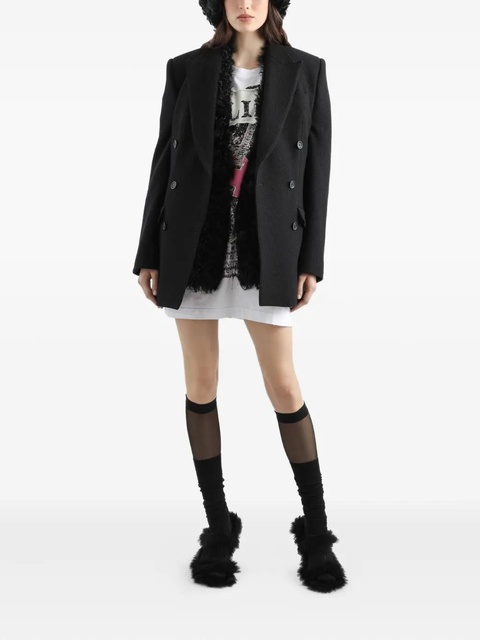 Dolce & Gabbana hooded shearling gilet - Black - zdjęcie produktu nr 2