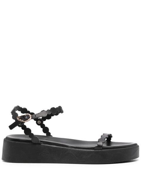 Ancient Greek Sandals 40mm Toxo leather sandals - Black - zdjęcie produktu nr 1