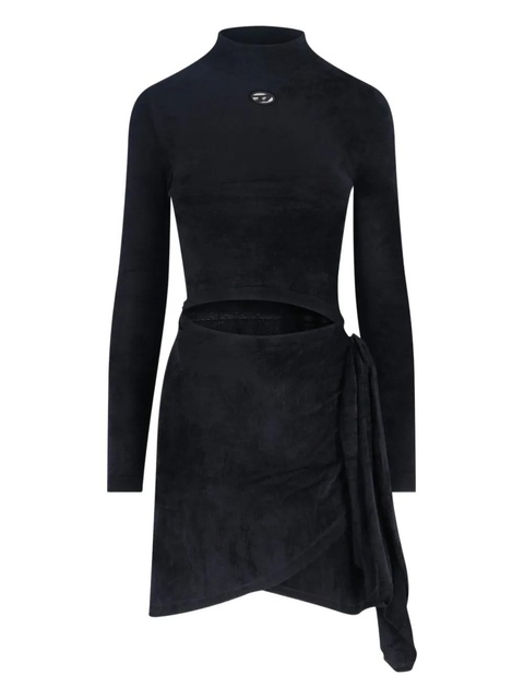 Diesel high-neck cut-out dress - Black - zdjęcie produktu nr 1