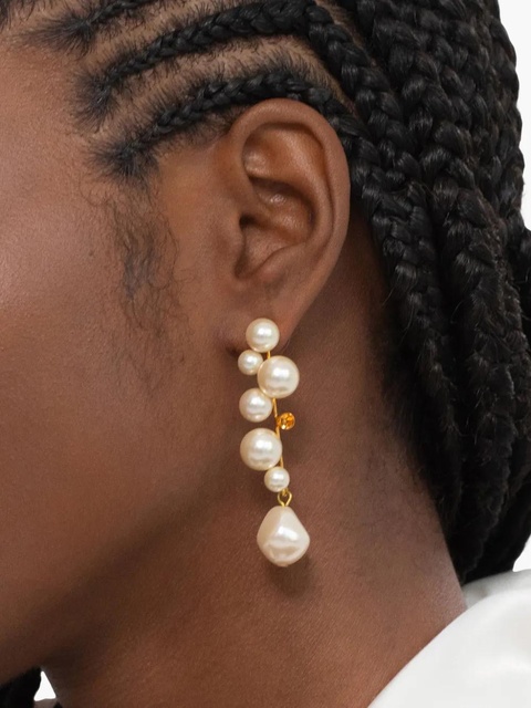 Jennifer Behr Margaritari earrings - Neutrals - zdjęcie produktu nr 1