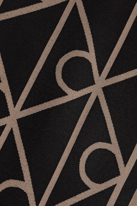 Calvin Klein szalik damski kolor czarny wzorzysty LV04F8076G - zdjęcie produktu nr 2