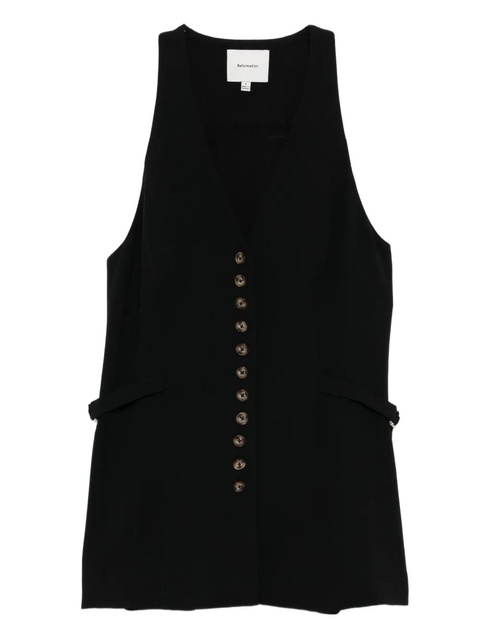 Reformation Rowe vest - Black - zdjęcie produktu nr 2