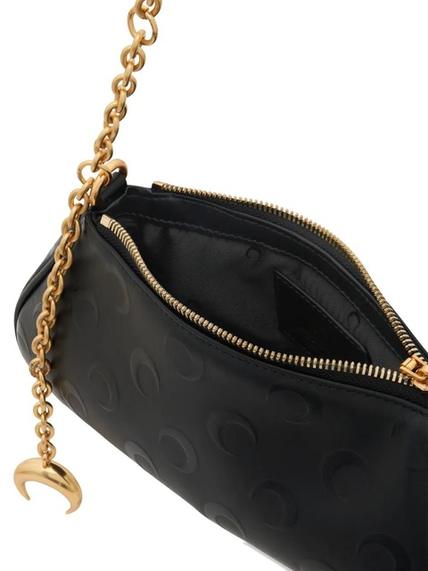 Marine Serre moon embossed chain shoulder bag - Black - zdjęcie produktu nr 2