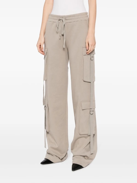 Blumarine drawstring cotton cargo trousers - Grey - zdjęcie produktu nr 2
