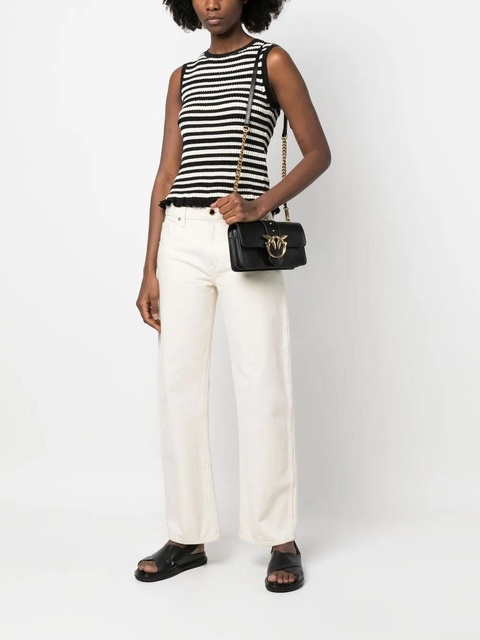 PINKO Love One mini crossbody bag - Black - zdjęcie produktu nr 2