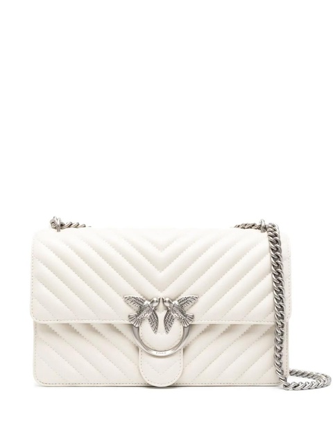 PINKO Classic Love One shoulder bag - White - zdjęcie produktu nr 1