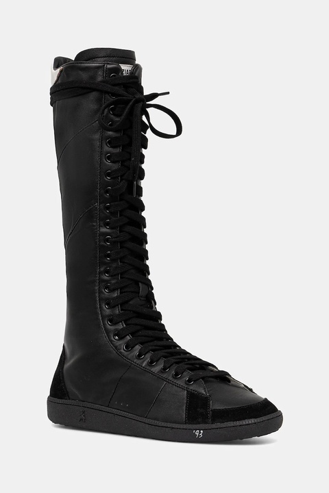 Patrizia Pepe trampki skórzane kolor czarny 8Y0145 L150 K101 - zdjęcie produktu nr 1