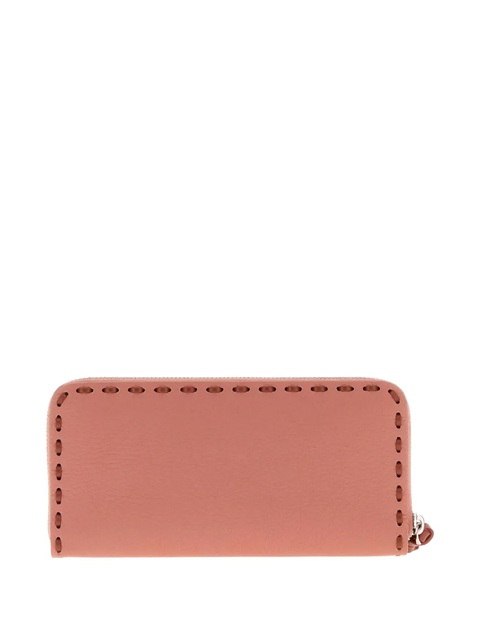 FENDI leather zip-around wallet - Pink - zdjęcie produktu nr 1