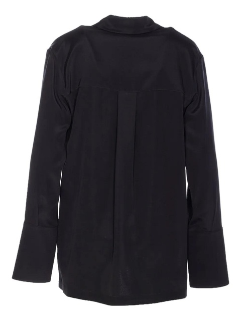 Max Mara buttoned-cuff tunic top - Black - zdjęcie produktu nr 1