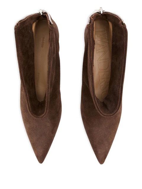 JW Anderson kitten-heel biker boots - Brown - zdjęcie produktu nr 2