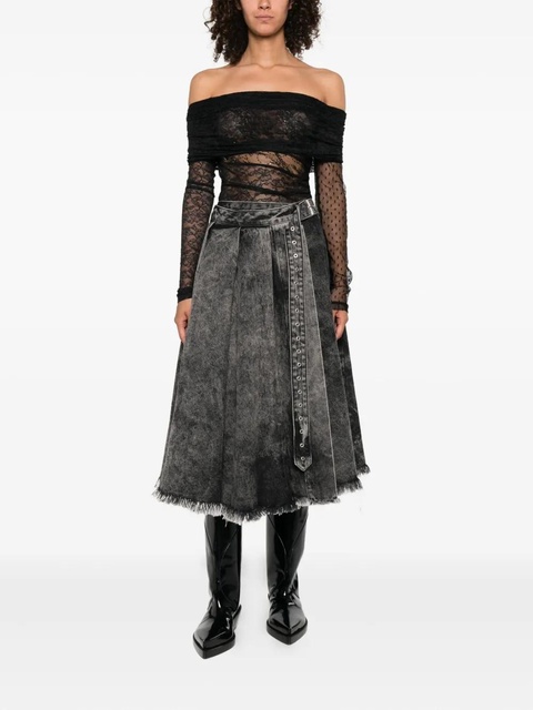 PINKO floral-lace bodysuit - Black - zdjęcie produktu nr 1