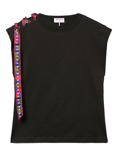 PUCCI print-detailed top - Black - zdjęcie produktu nr 1