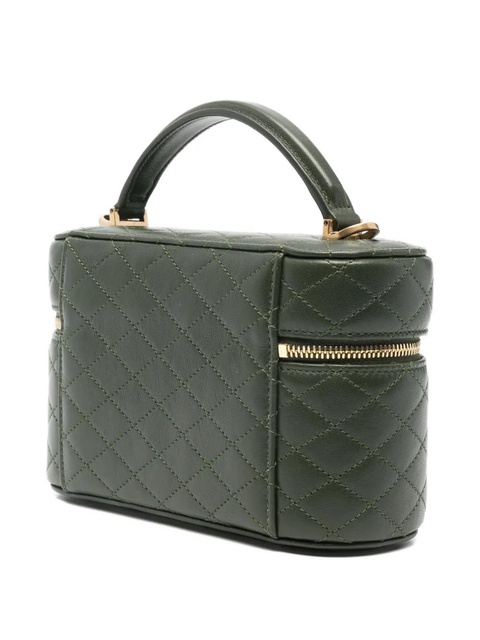 Saint Laurent Gaby quilted logo mini bag - Green - zdjęcie produktu nr 2