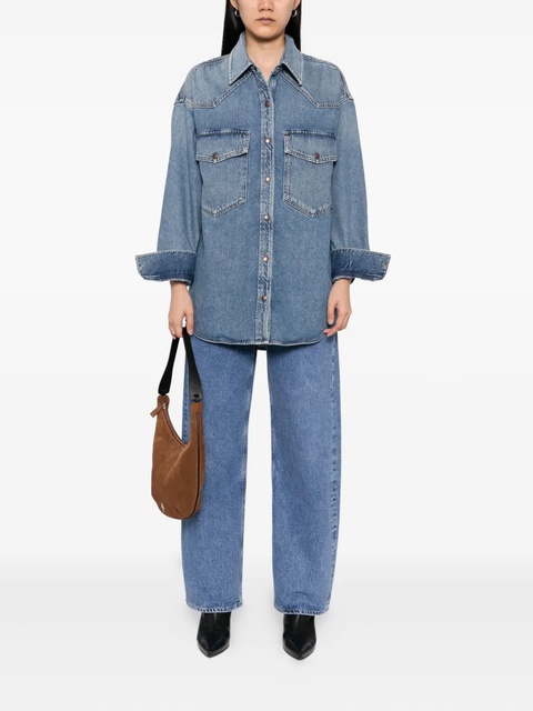 AGOLDE Lotta denim jacket - Blue - zdjęcie produktu nr 2