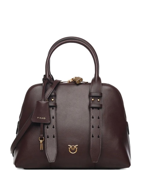 PINKO medium Escape leather tote bag - Red - zdjęcie produktu nr 1