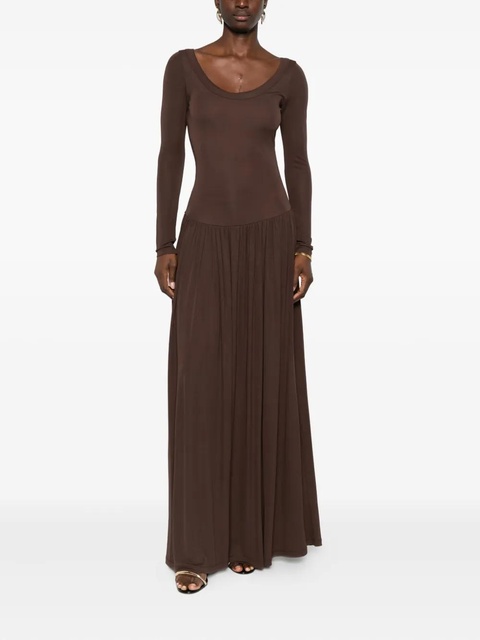 Aya Muse long-sleeved dress - Brown - zdjęcie produktu nr 1