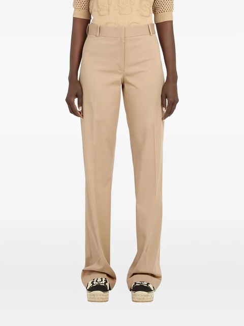 Ferragamo straight-leg cotton trousers - Neutrals - zdjęcie produktu nr 2